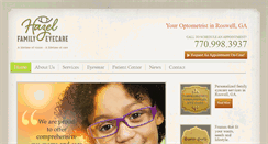 Desktop Screenshot of hazeleyecare.com